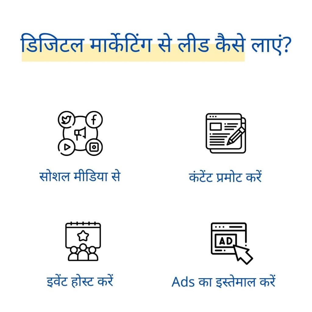 Nerve Entreprenør Kammer Lead Generation क्या होता है? Lead कैसे लाएं (2023) | What is Lead  Generation Meaning in Hindi? » Online Vikas