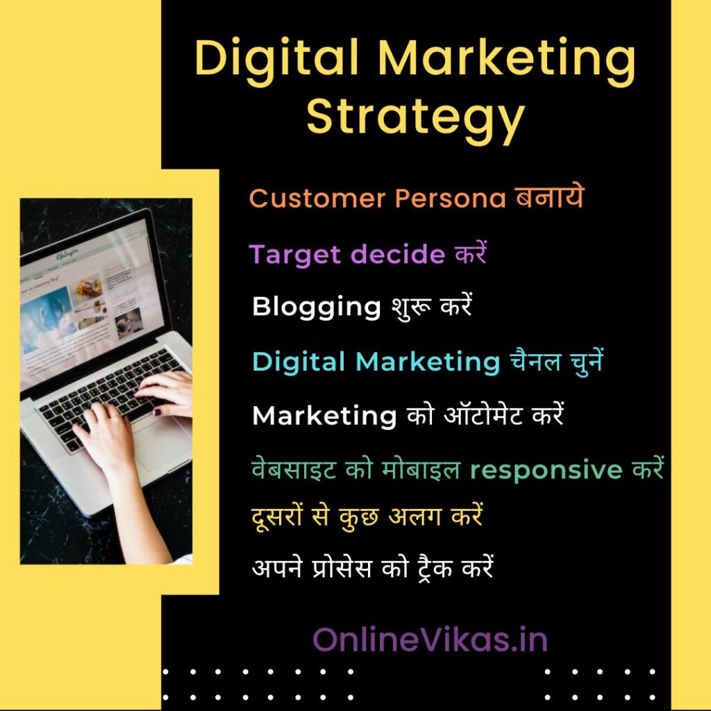 Digital Marketing करने के लिए स्ट्रेटेजी कैसे बनाये? - Digital Marketing Strategy Kaise Banaye?